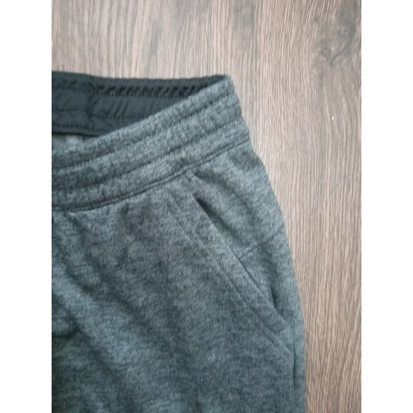 Adidas fleece Pants Women's Size Xs Dark Gray Open Hem Active wear Sweatpants - Picture 3 of 9